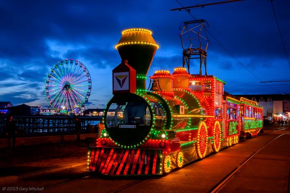 Blackpool illumination tram
